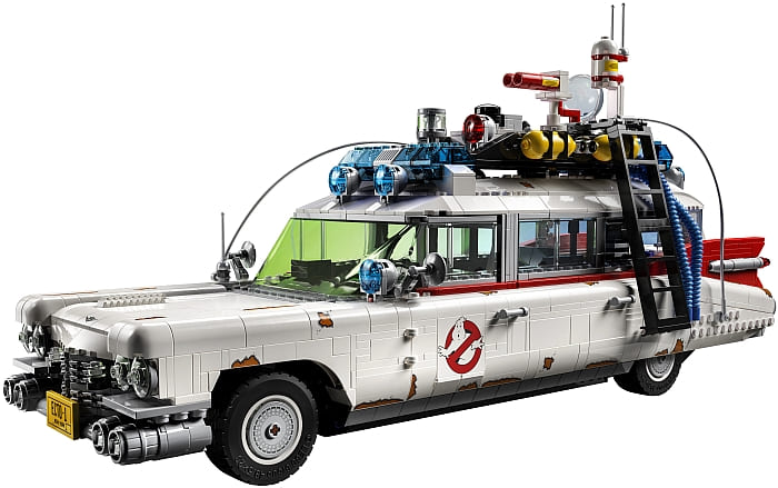 Ecto-1 Ghostbusters Lego UCS 21108/10274 Plaque Sticker Outline Version 2020