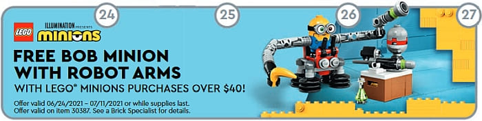 LEGO Store Calendar June 2021 Details 3