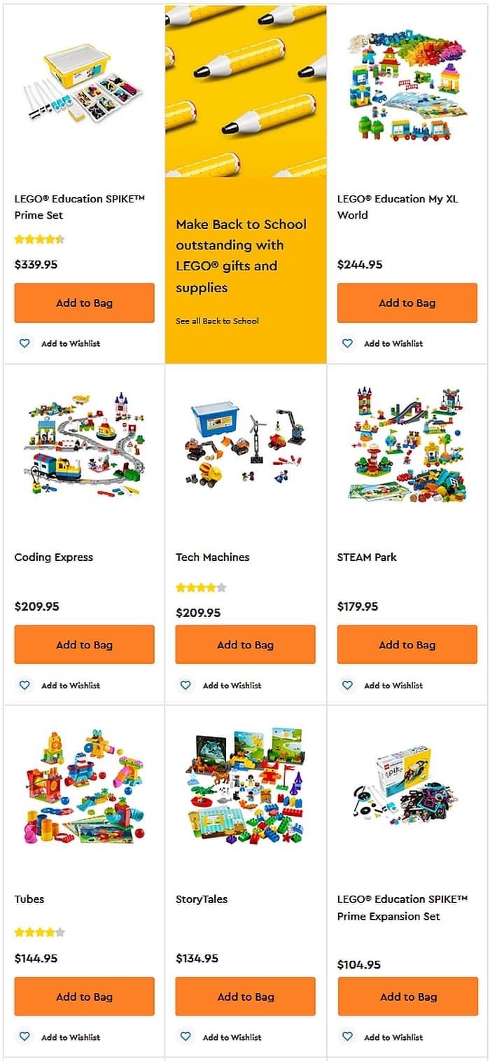 Shop LEGO Education