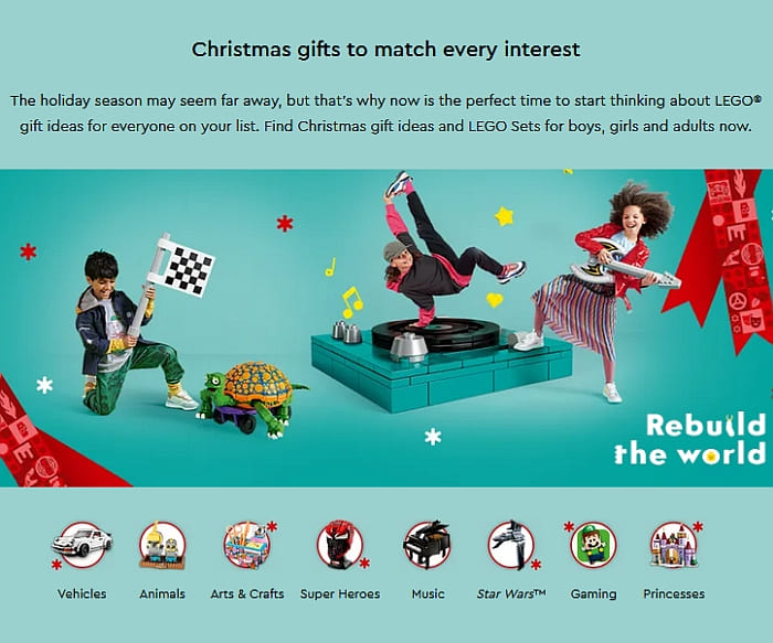 Shop LEGO Christmas Gift 2021 1