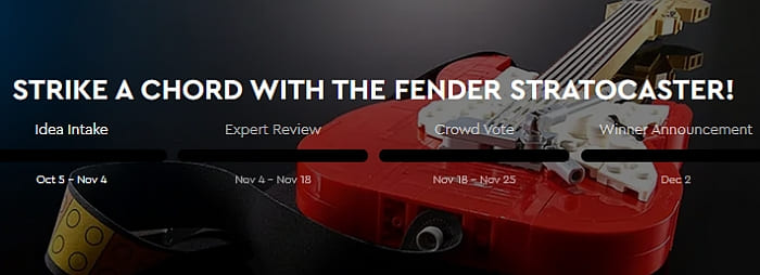LEGO Ideas Contest Fender Stratocaster 1