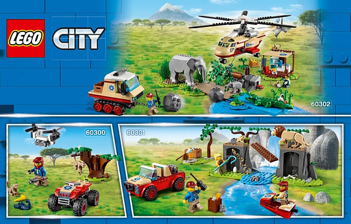 LEGO City Wildlife Sets 3