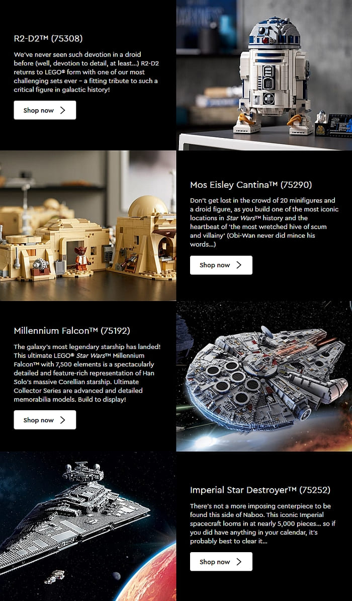 Shop LEGO Star Wars UCS Sets 1