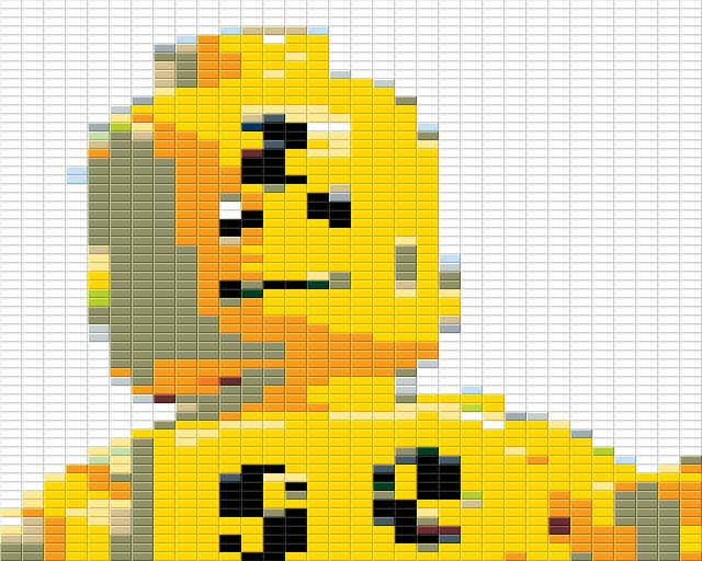 LEGO Dummy Mosaic - Studs on Top