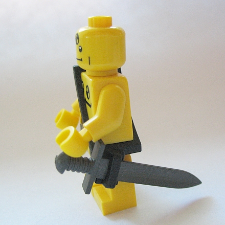 5 x Castle LEGO Knight Shortsword Swords Blades Minifigure Weapon Part