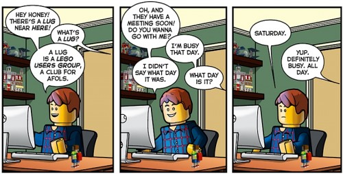 LEGO Users Group Meeting - Stud Comics by FBTB
