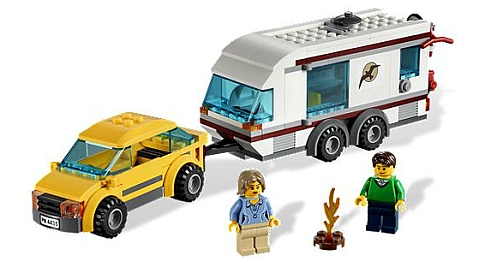 #4435 LEGO City Car & Caravan