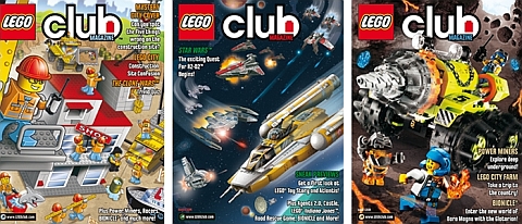LEGO Club Magazine Samples