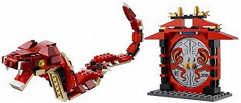 #10250 LEGO Year of the Snake Chinese Dragon Set Details