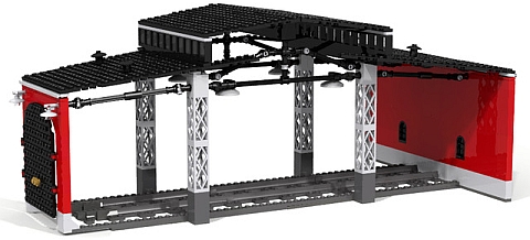 LEGO Train Roundhouse Module 1 by Fachman