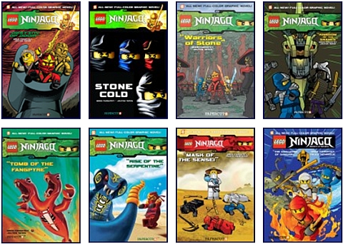 Ninjago LEGO Books by Papercutz