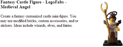 LEGO Castle Contest - Fantasy Minifigures