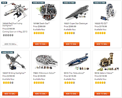 LEGO Star Wars Ultimate Collector Sets Available Now