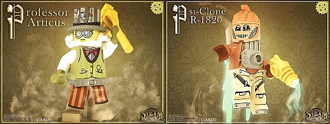 LEGO Steampunk Professor & Psi-Clone