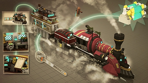 LEGO Steampunk Train on CUUSOO