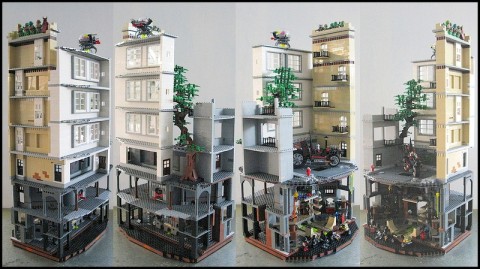 LEGo Teenage Mutant Ninja Turtles Diorama Views by M.R. Yoder