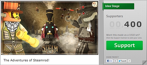 Vote for LEGO CUUSOO Steampunk