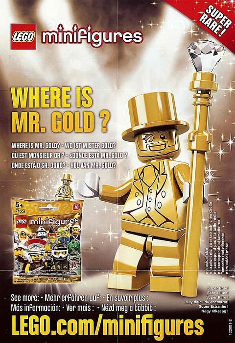 LEGO Minifigures Series 10 Mr. Gold