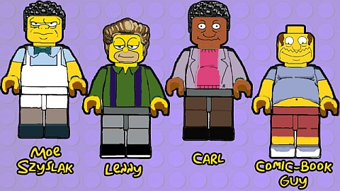 LEGO The Simpsons Characters Concept 2 by B.Parsons