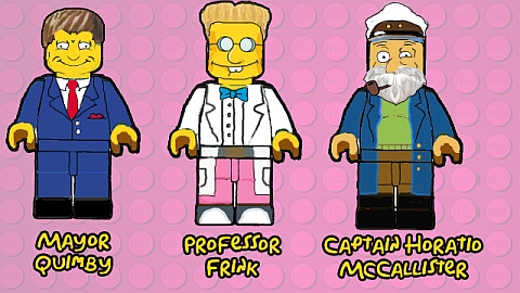 LEGO The Simpsons Characters Concept 3 by B.Parsons