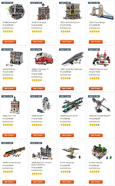 Shop LEGO Double VIP Point Offer