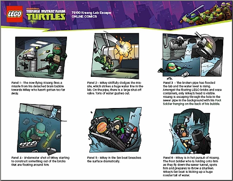 #79100 LEGO Teenage Mutant Ninja Turtles Comics