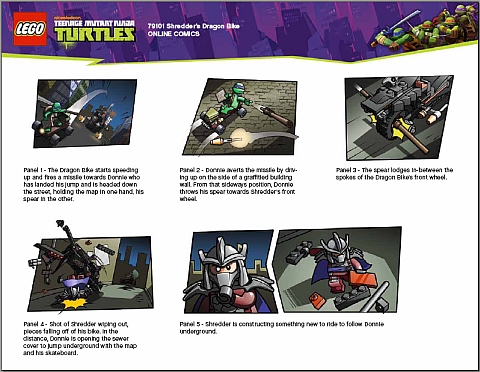 #79101 LEGO Teenage Mutant Ninja Turtles Comics
