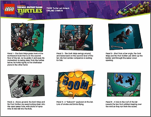 #79103 LEGO Teenage Mutant Ninja Turtles Comics