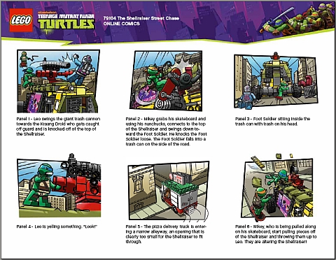 #79104 LEGO Teenage Mutant Ninja Turtles Comics