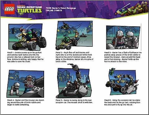 #79105 LEGO Teenage Mutant Ninja Turtles Comics