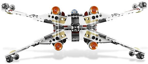 #9493 LEGO Star Wars X-wing Starfighter Back View