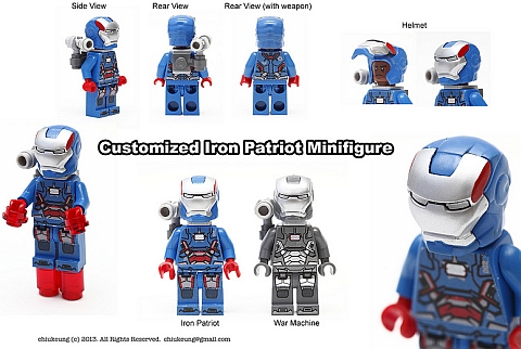 LEGO Iron Man Iron Patriot by Chiukeung