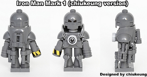 LEGO Iron Man Mark I Design by Chiukeung