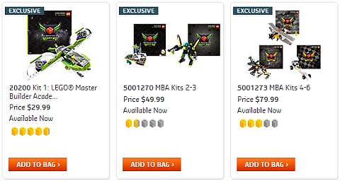 LEGO Master Builder Academy Kits