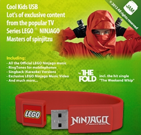 LEGO Ninjago USB Wristband Packaging