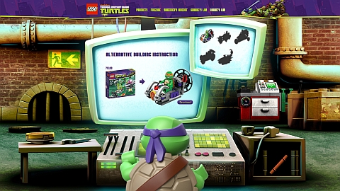 LEGO Teenage Mutant Ninja Turtles Donnie's Lab