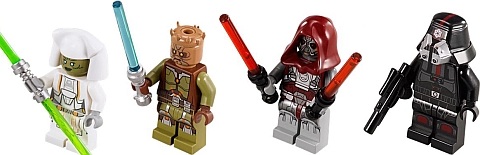 #75025 LEGO Star Wars Jedi Defender-class Cruiser Minifigures