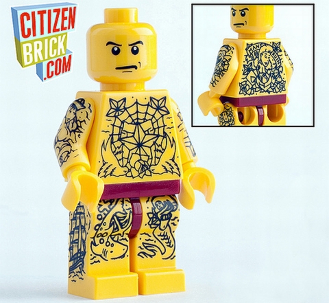 Custom LEGO Tattoed Minifigure by CitizenBrick