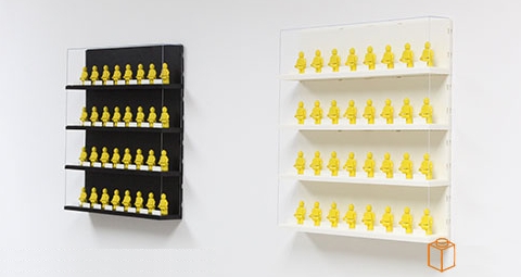 LEGO Minifigure Display Case on Wall