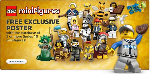 LEGO Minifigures Series 10 Poster