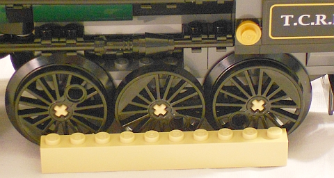 #79111 LEGO Lone Ranger Constitution Train Chase Wheel Details
