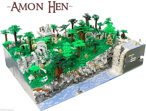 LEGO Lord of the Rings Amon Hen by Jack Bittner & Blake Baer