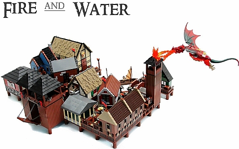 LEGO The Hobbit Fire & Water by Blake Baer