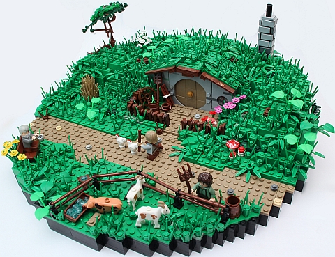 LEGO The Hobbit Hobbiton by Brick Vader