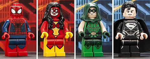 Comic Con LEGO Super Heroes Minifigures