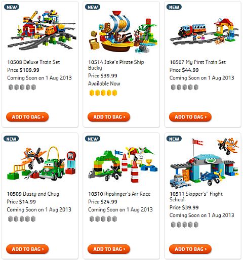 Shop for 2013 LEGO Summer DUPLO Sets