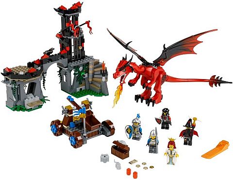 #70403 LEGO Castle Dragon Mountain Review