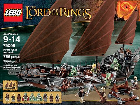 #79008 LEGO Lord of the Rings Pirate Ship Ambush Review