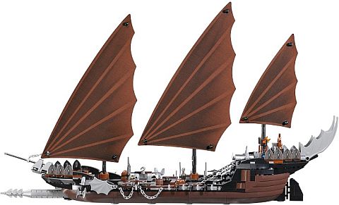 #79008 LEGO Lord of the Rings Pirate Ship Ambush Side View
