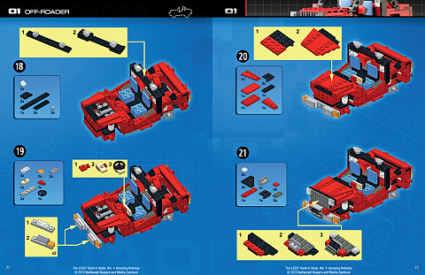 LEGO Book - Amazing Vehicles Instructions
